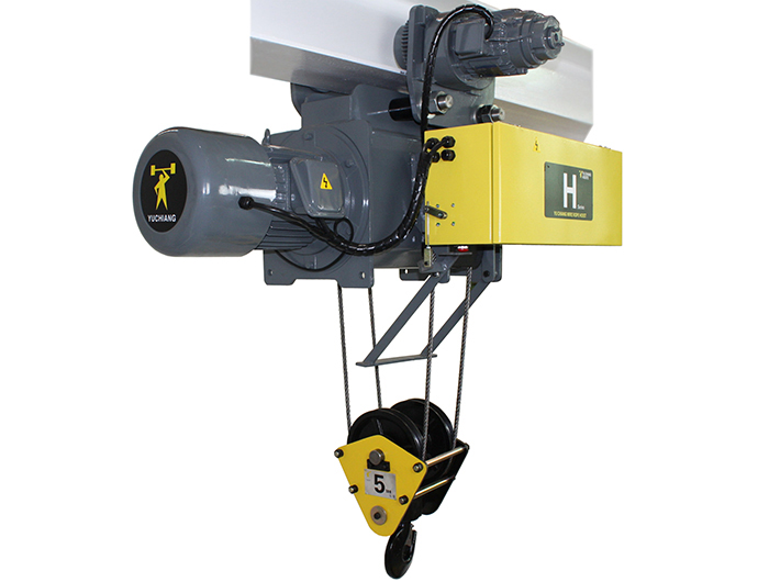 60HZ Monorail Electric Wire Rope Hoist - Dual Speed 